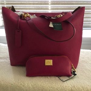 Brand new Ralph Lauren bag and wallet